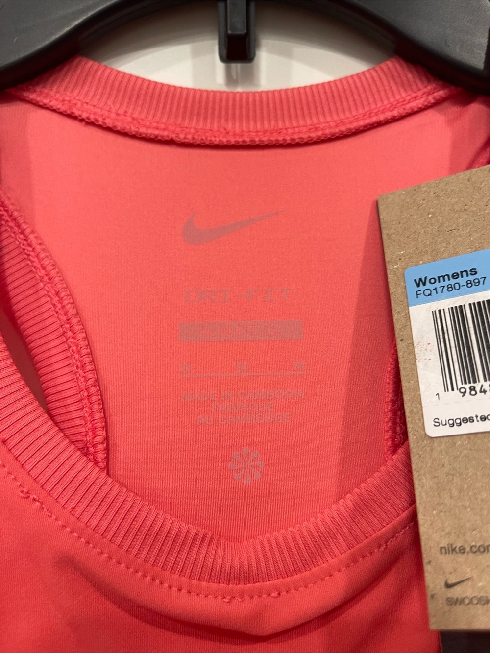 Nike Women's Victory Dri-FIT Tennis Dress Sea Coral M New With Tags - Picture 9 of 16